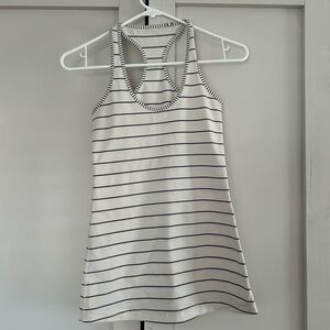 Lululemon Striped Racerback Tank Top